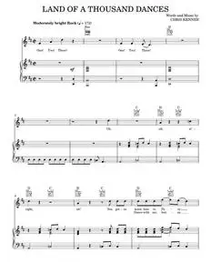 Land Of A Thousand Dances - Wilson Pickett (Piano-Vocal-Guitar)