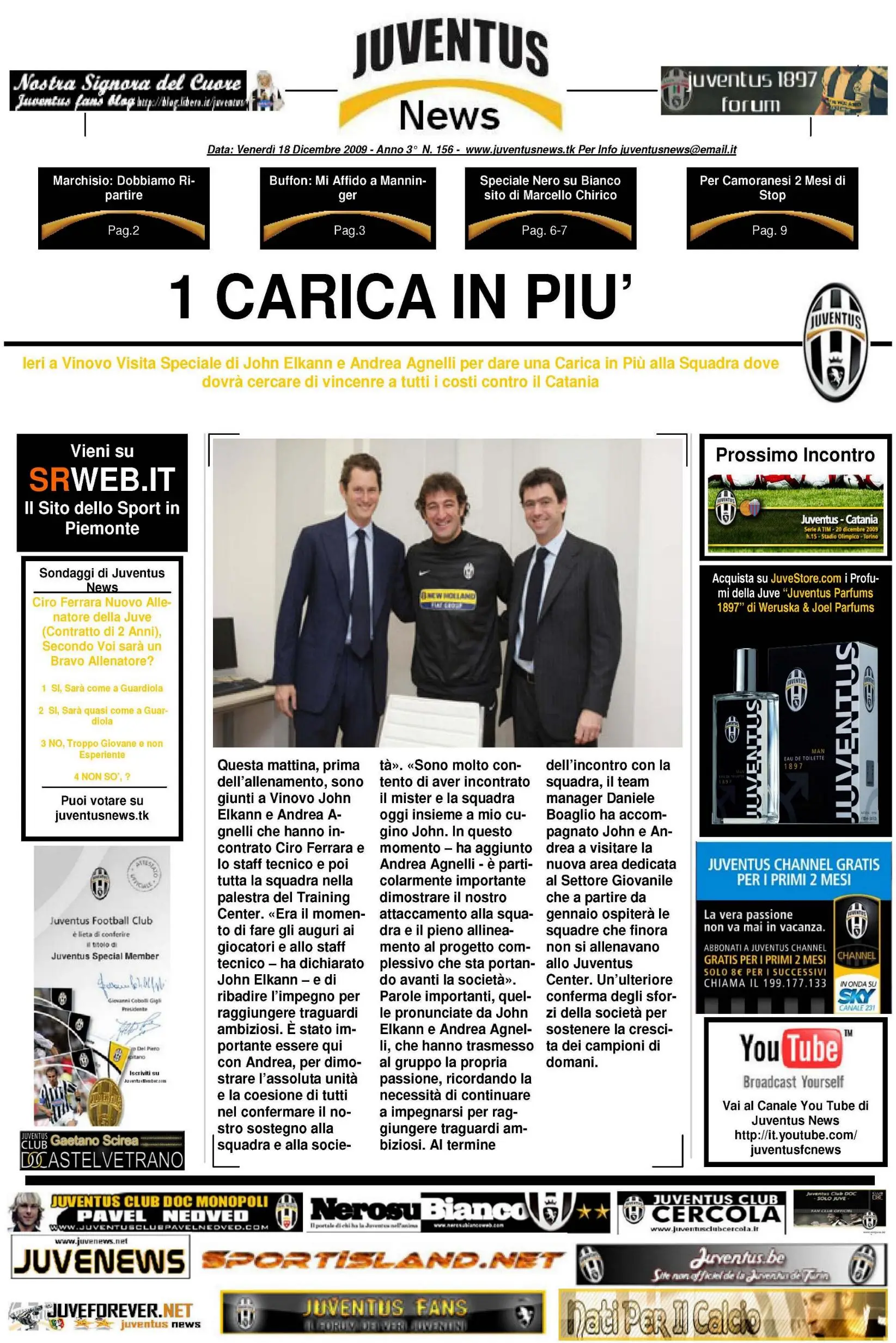 Juventus News 18.12.2009