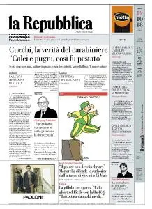 la Repubblica - 12 Ottobre 2018