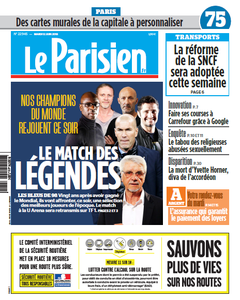 Le Parisien du Mardi 12 Juin 2018