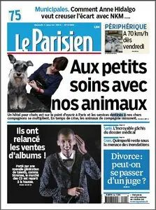 Le Parisien + Journal de Paris du samedi 04 décembre