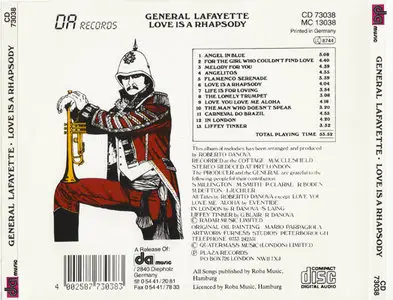 General Lafayette – Love Is A Rhapsody (1988, 1993)