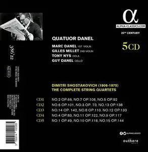 Quatuor Danel - Shostakovich: The Complete String Quartets (2015)