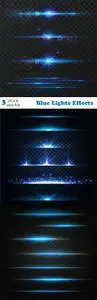 Vectors - Blue Lights Effects
