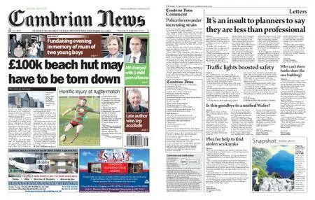 Cambrian News Arfon & Dwyfor – 21 September 2018