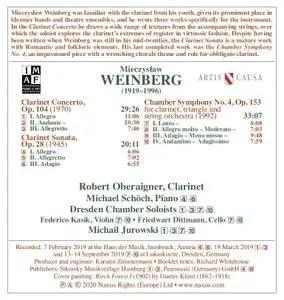 Robert Oberaigner, Dresden Chamber Soloists & Michail Jurowski - Weinberg: Clarinet & Chamber Works (2020) [24/96]