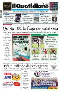 il Quotidiano del Sud Catanzaro, Lamezia e Crotone - 8 Aprile 2019