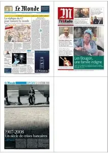 Le Monde 12 et 13 Octobre 2008