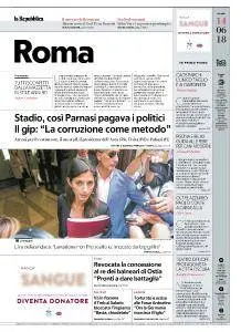 la Repubblica Roma - 14 Giugno 2018