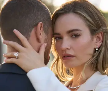 Lily James - Only Natural Diamonds Campaign 2025