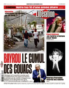 Libération - 18 Décembre 2024