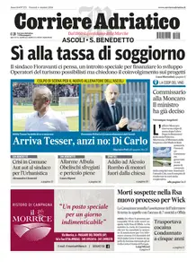 Corriere Adriatico Ascoli - 4 Ottobre 2024