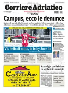 Corriere Adriatico Pesaro - 4 Novembre 2025