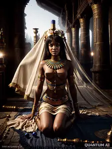 AI Rihanna - Queen of Nile Cleopatra Halloween Princess (AI Generated)