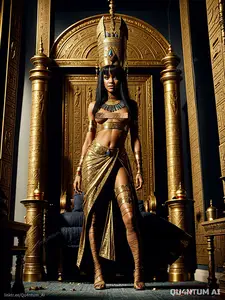 AI Rihanna - Queen of Nile Cleopatra Halloween Princess (AI Generated)