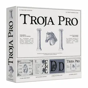 Troja Pro - Classic Retro Serif Font