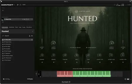 Kompose Audio Hunted Cinematic Suspense Instrument KONTAKT