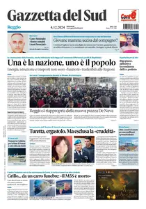 Gazzetta del Sud Reggio Calabria - 4 Dicembre 2024