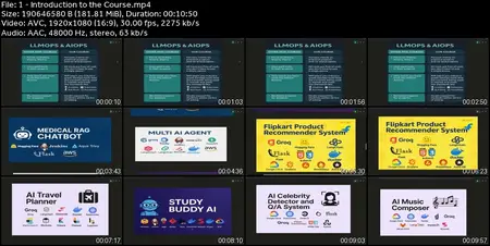 LLMOps And AIOps Bootcamp With 9+ End To End Projects