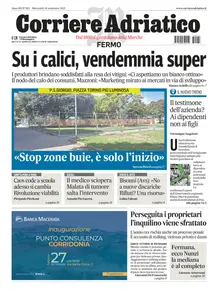 Corriere Adriatico Fermo - 24 Settembre 2025