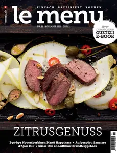 le menu - November 2025