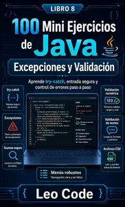 100 Mini Ejercicios de Java: Excepciones y Validación (Spanish Edition)