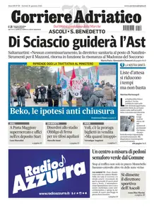 Corriere Adriatico Ascoli - 30 Gennaio 2025