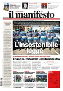 il Manifesto - 28 Giugno 2025