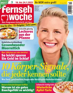 Fernsehwoche - 10 Januar 2025