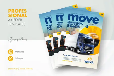 Logistics Flyer Templates