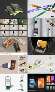 10 Mockup Templates Bundle 7 2025