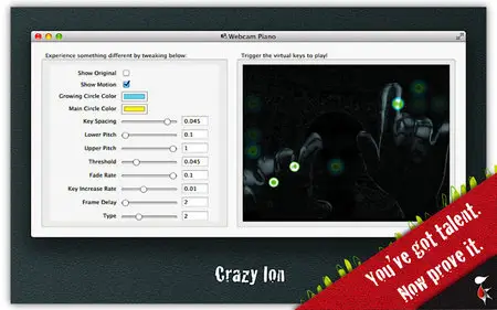 Webcam Piano 1.0