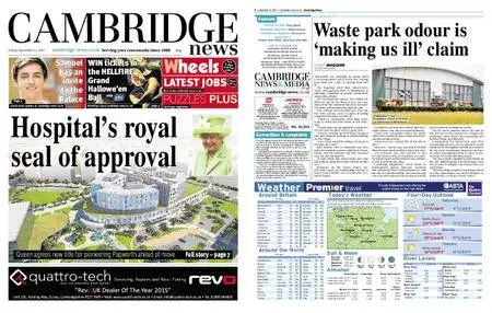 Cambridge News – September 22, 2017