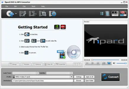 Tipard DVD to MP4 Converter 7.1.52