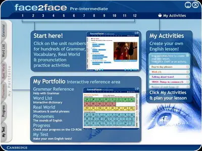 Face2face Pre-intermediate interactive CD Rom