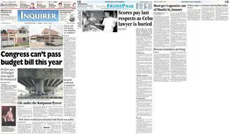Philippine Daily Inquirer – October 18, 2004