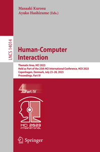 Human-Computer Interaction : Thematic Area, HCI 2023, Held as Part of the 25th HCI International Conference, Part IV