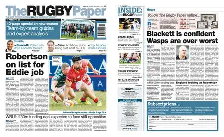 The Rugby Paper – September 04, 2022