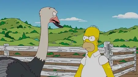 The Simpsons S22E07 How Munched is That Birdie in the Window