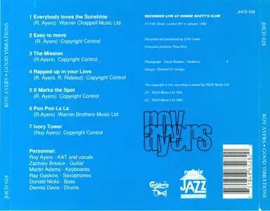 Roy Ayers - Good Vibrations (Live at Ronne Scott's Club) (1993) {RSJH}