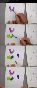 Learn to paint wet into wet in watercolours, just follow me