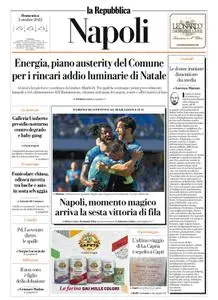 la Repubblica Napoli - 2 Ottobre 2022