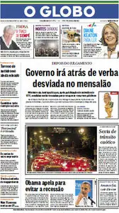 Jornal O Globo - 10 de novembro de 2012 - Sábado