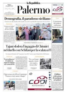 la Repubblica Palermo - 29 Aprile 2023