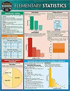 Elementary Statistics: A Quickstudy Laminated Reference Guide