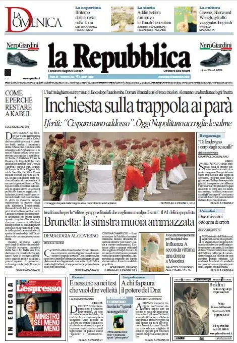 La Repubblica (20-09-09)