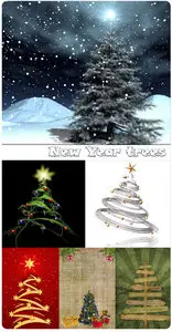 New Year trees