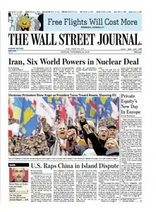 The Wall Street Journal (Europe) November 25 2013