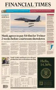 Financial Times Europe - October 5, 2022