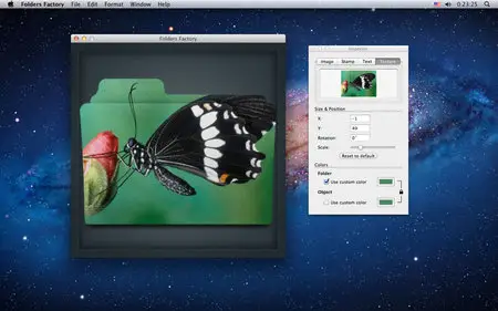 Folders Factory v1.8 Multilingual Mac OS X